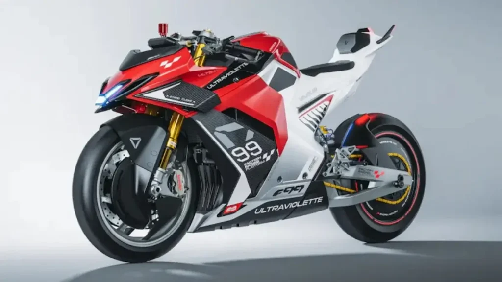Ultraviolette F99: Electric Superbike Touching Skylimit 48 ultraviolette f99
