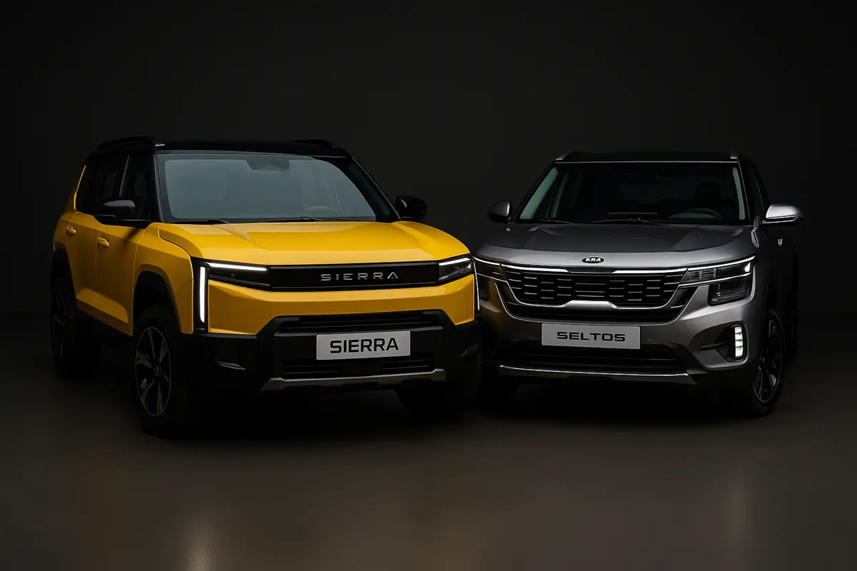 Tata Sierra 2025 vs KIA Seltos