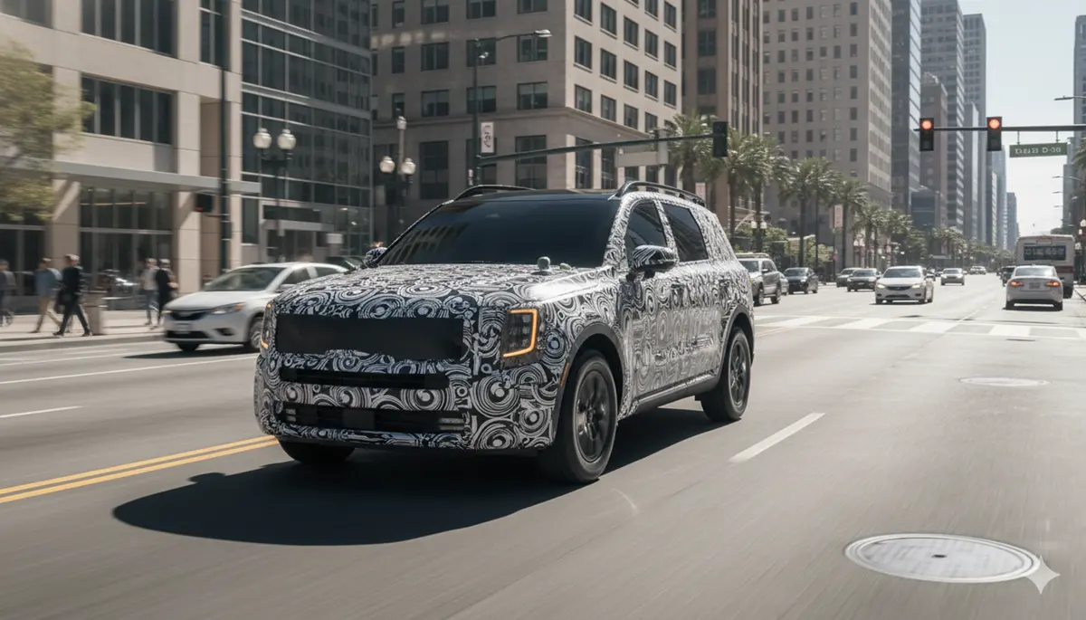 Kia Sorento India Spy Shots